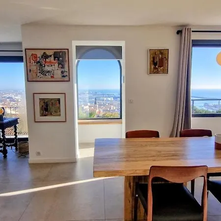 Villa Des Reves, Superbe Vue Et Port, Proche Centre, Piscine, Climatisation