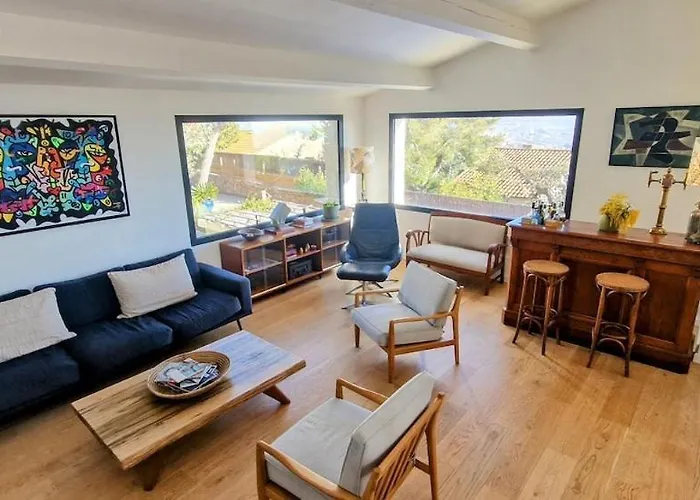 Вилла Des Reves, Superbe Vue Et Port, Proche Centre, Piscine, Climatisation Сет